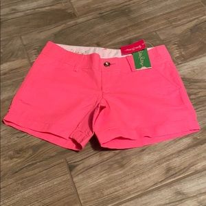 NWT Lilly Pulitzer Callahan Shorts Pink Size 0